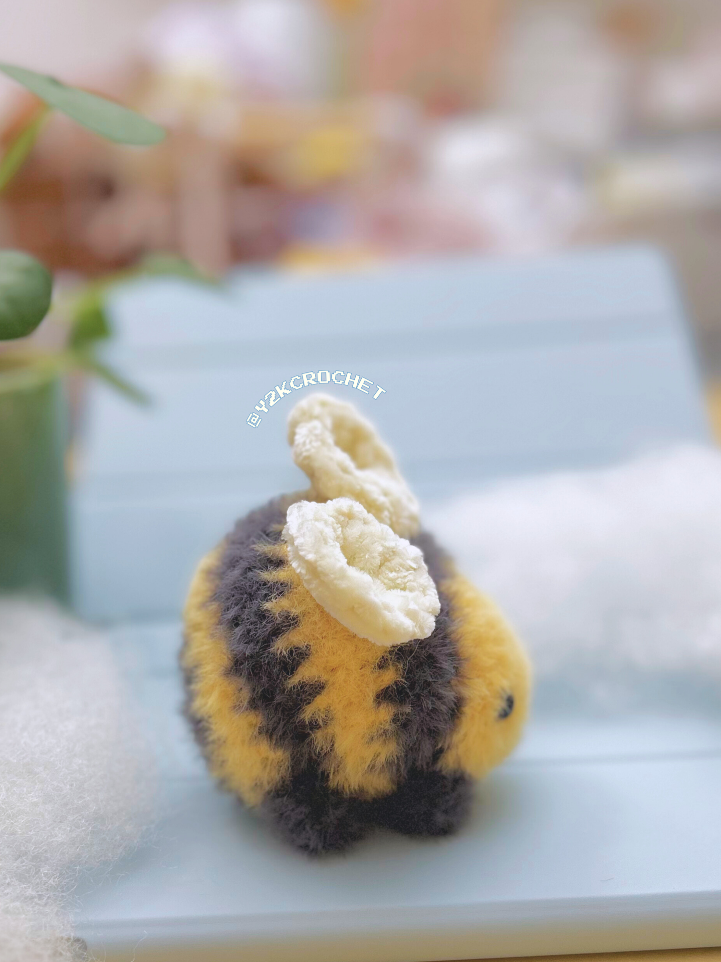 Beau the Bumble Bee - Handmade Baby Bee Plushie
