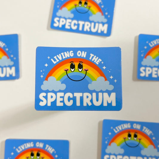 Living on the Spectrum Autism Awareness Sticker