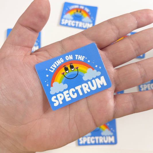 Living on the Spectrum Autism Awareness Sticker