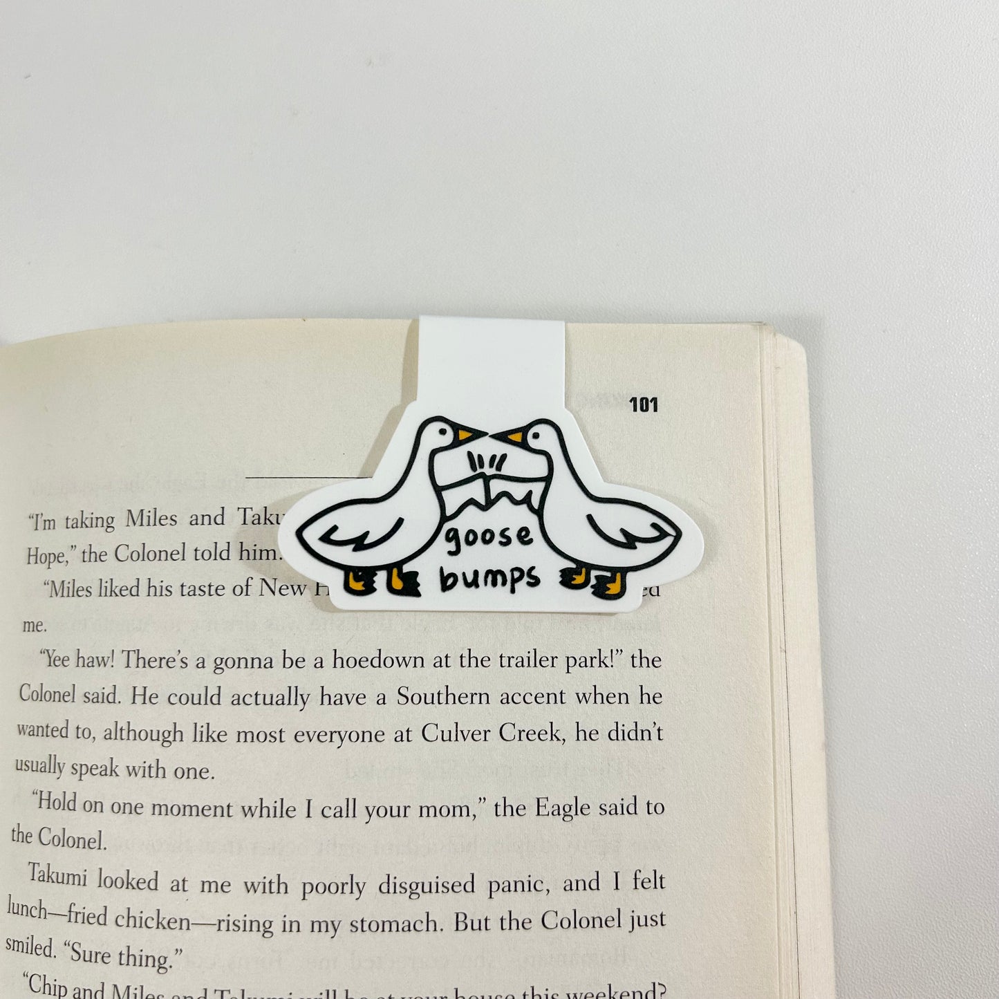Goose Bumps - Ultra Thin Magnetic Bookmark