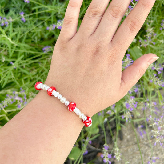 Red Mushroom Bracelet