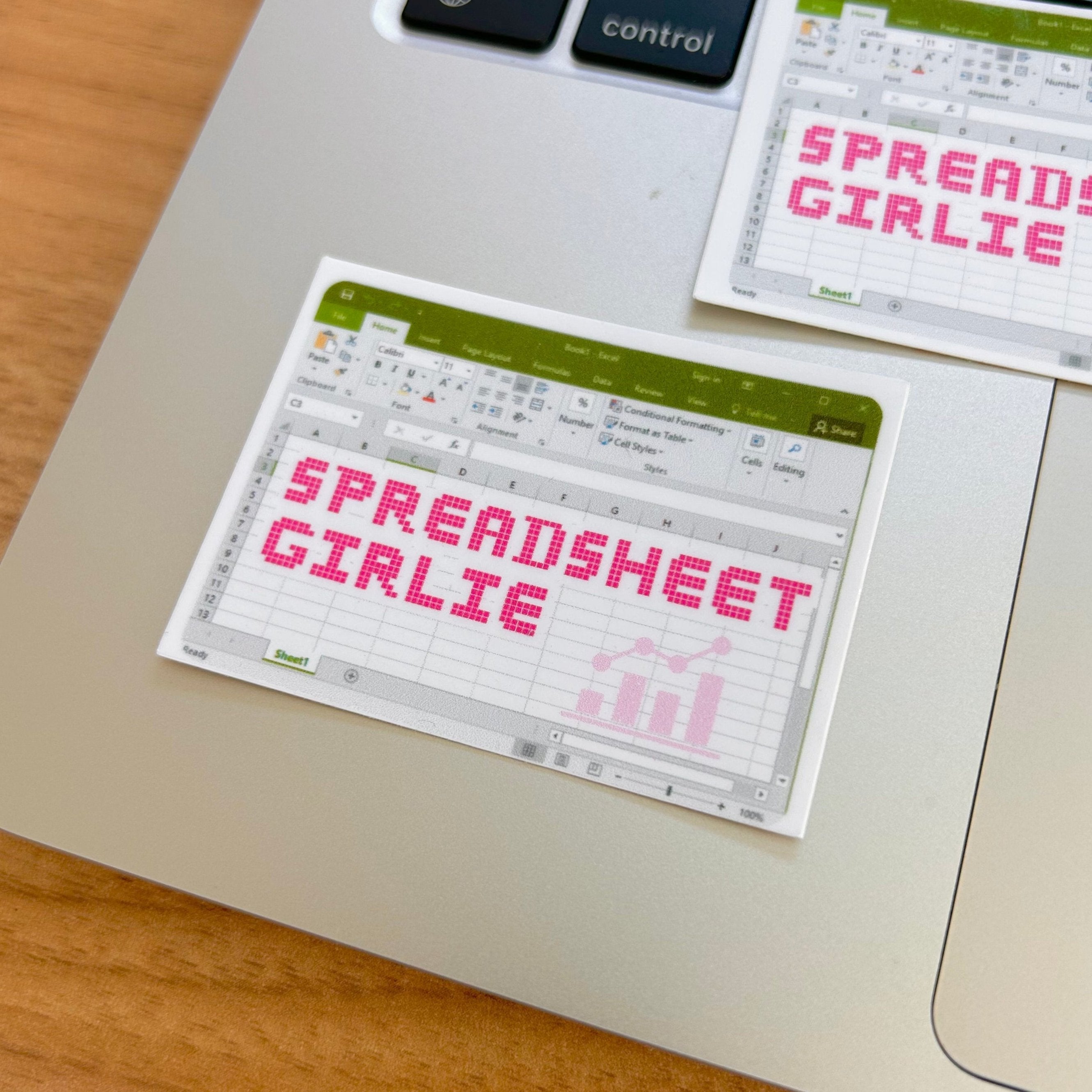 Excel Spreadsheet Girlie Sticker – Happyish Brand