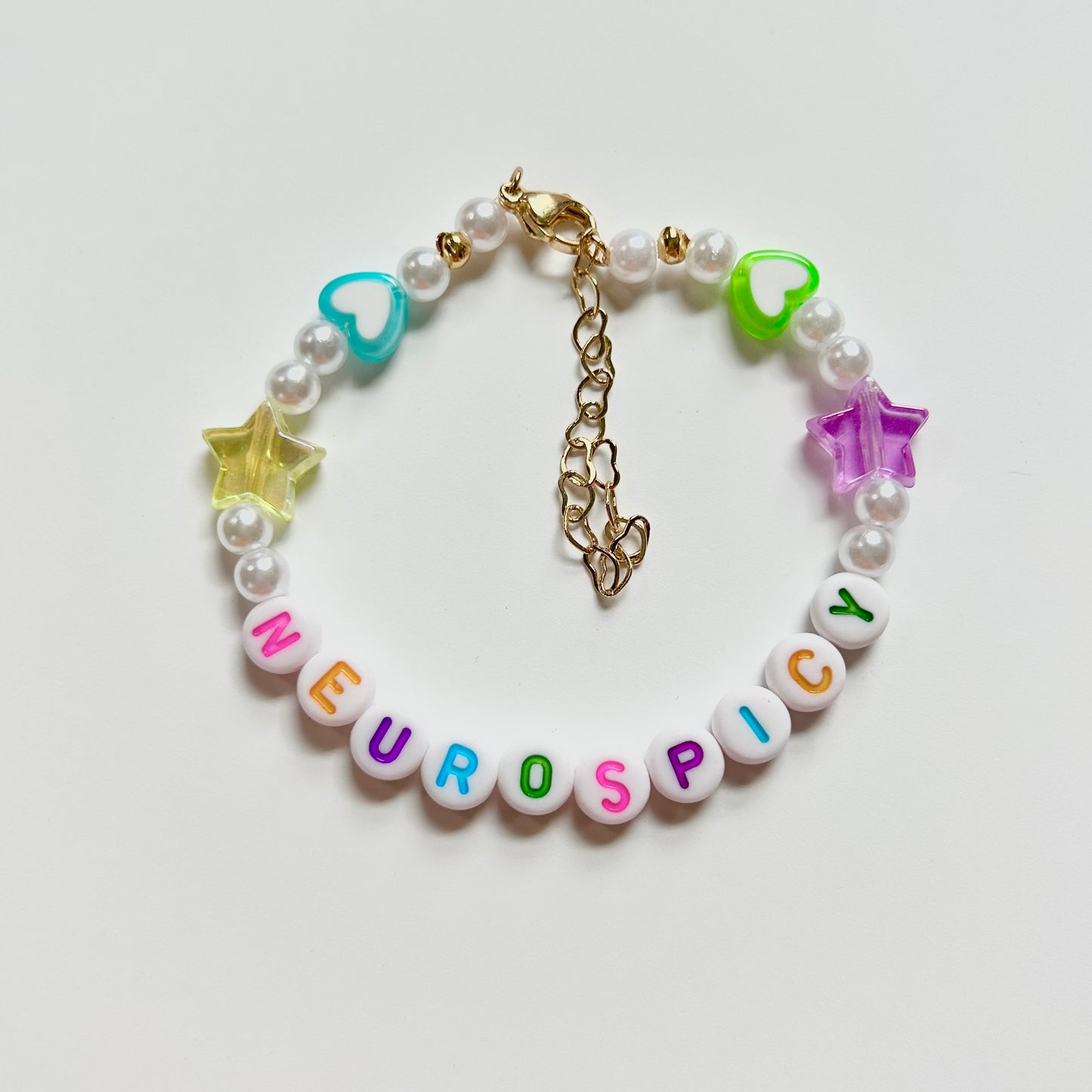 Neurospicy Colorful Friendship Bracelet