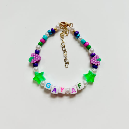 Gay AF Friendship Bracelet
