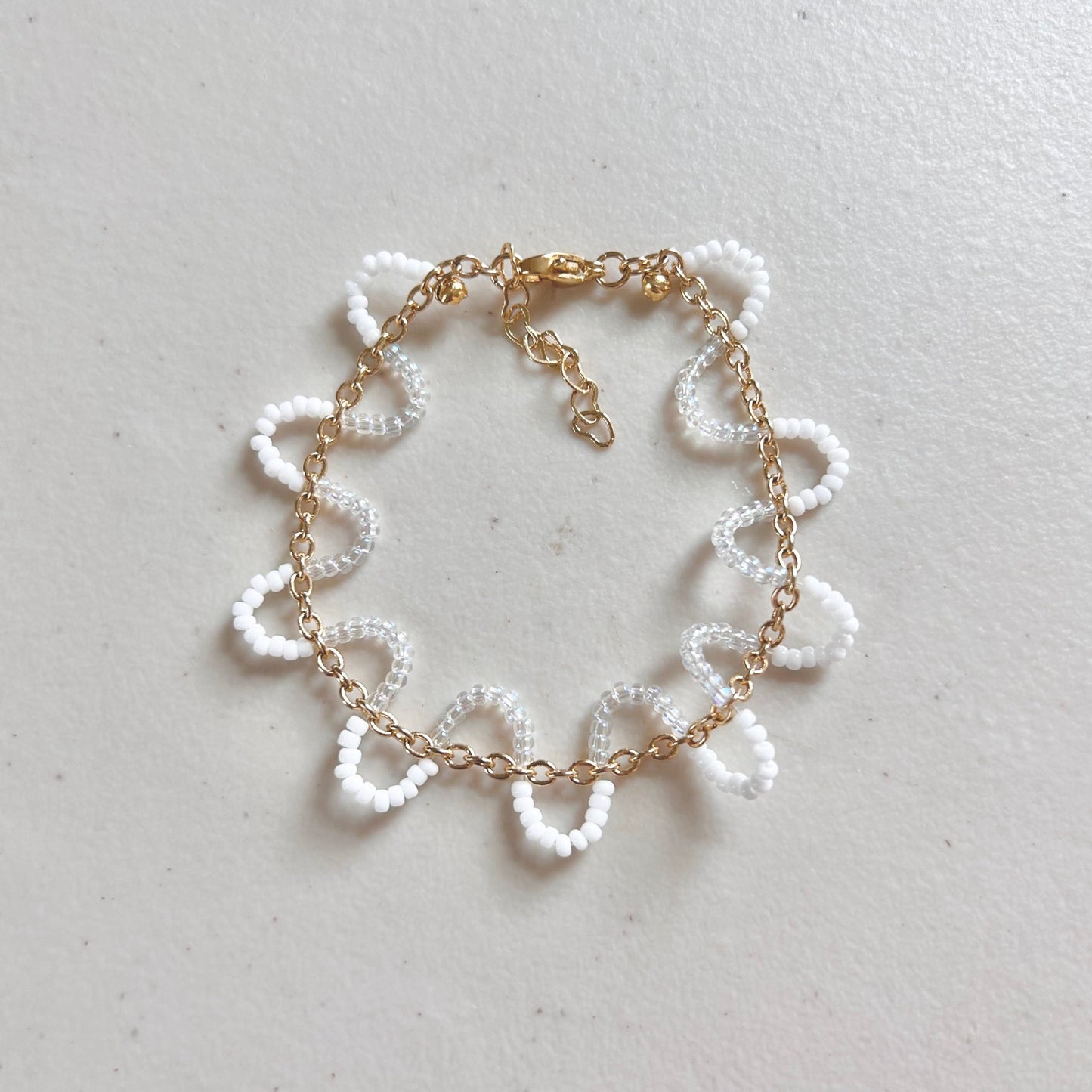 Wavelength Bracelet | Clear & White