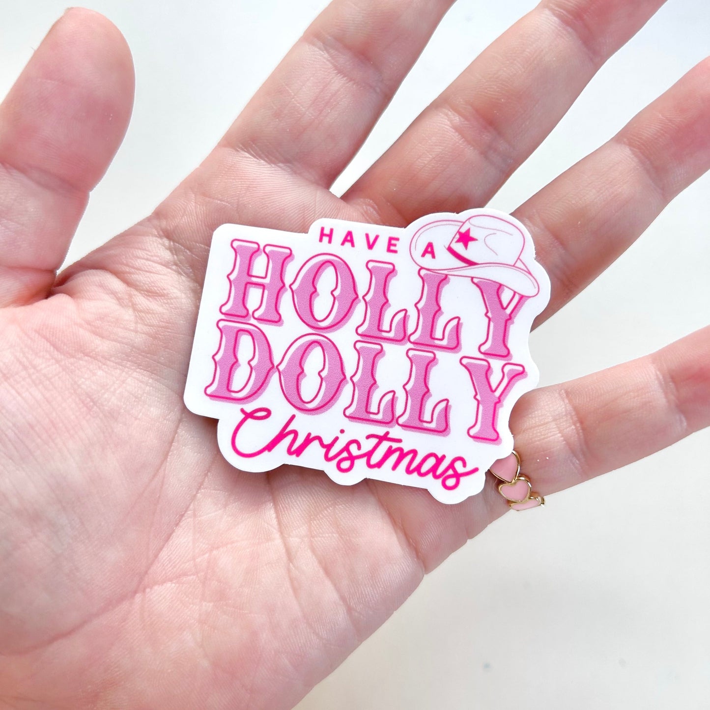 Holly Dolly Christmas Sticker
