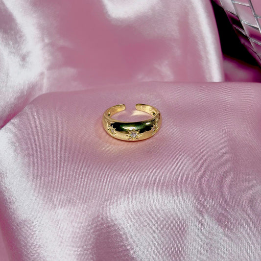 Celestial Star Band Ring
