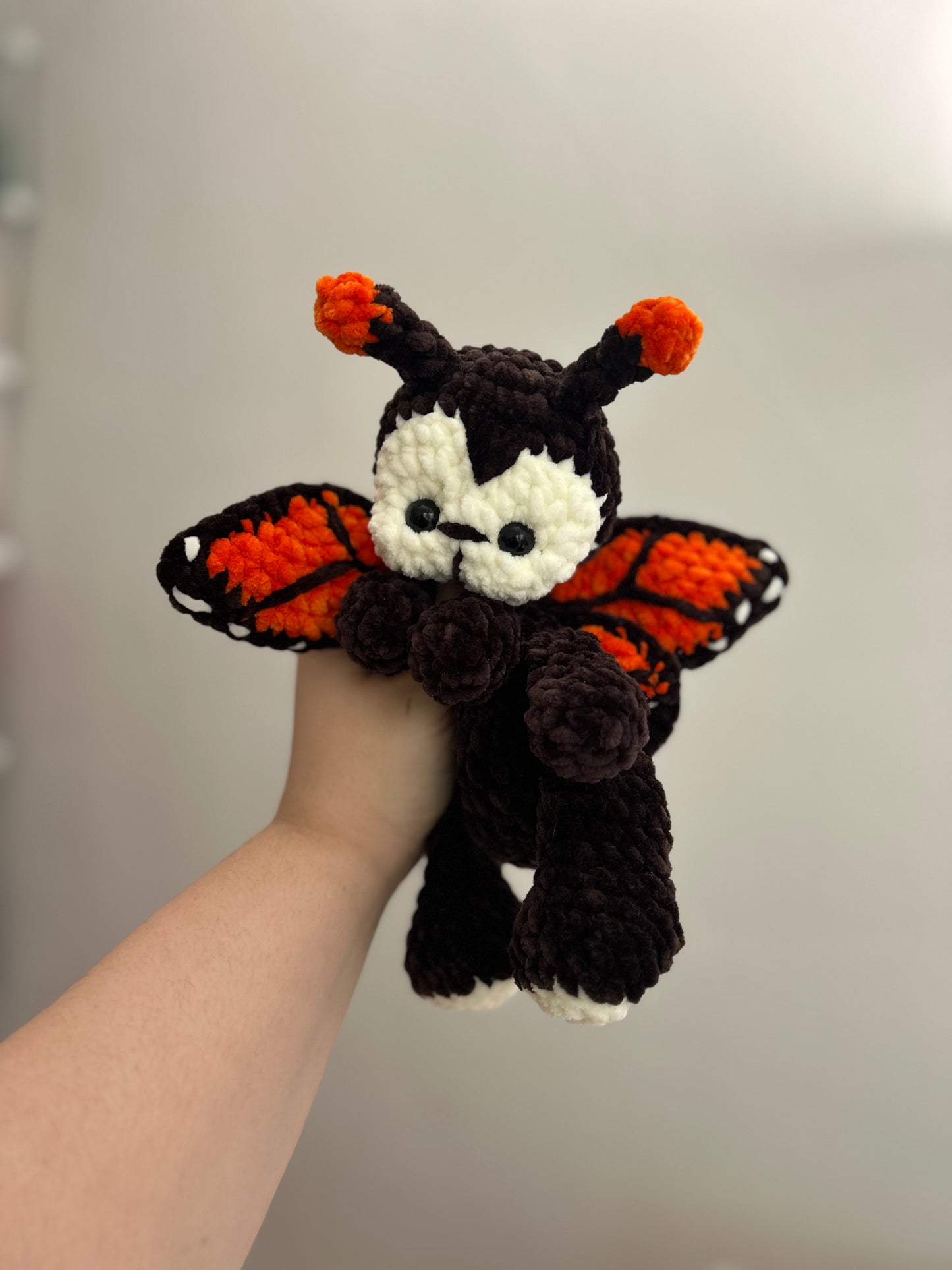 DIGITAL PATTERN: Mishka the Monarch Butterfly - Amigurumi Crochet Pattern