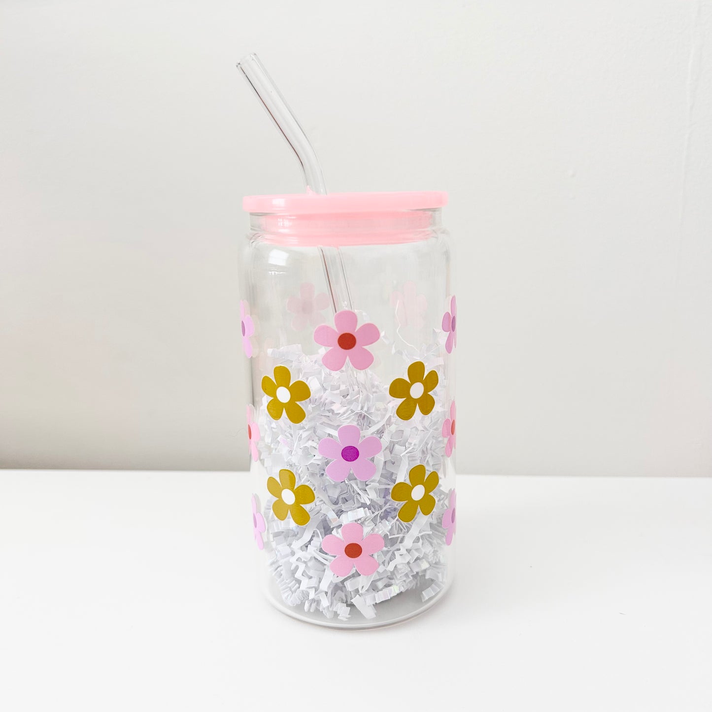 Little Flowers | Can Glass Cup