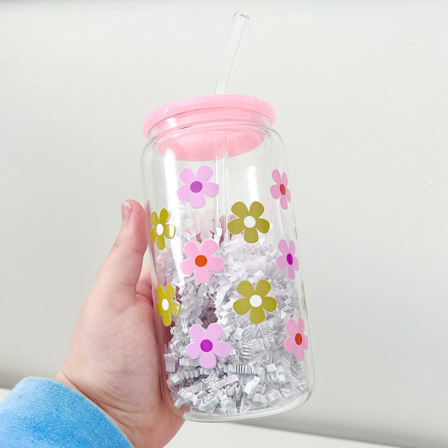 Little Flowers | Can Glass Cup
