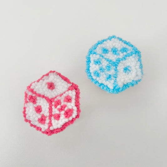 Dice | Punch Needle Phone Grips
