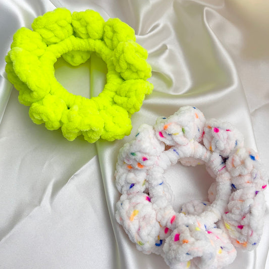 Neon Green - XL Crochet Plushie Scrunchie