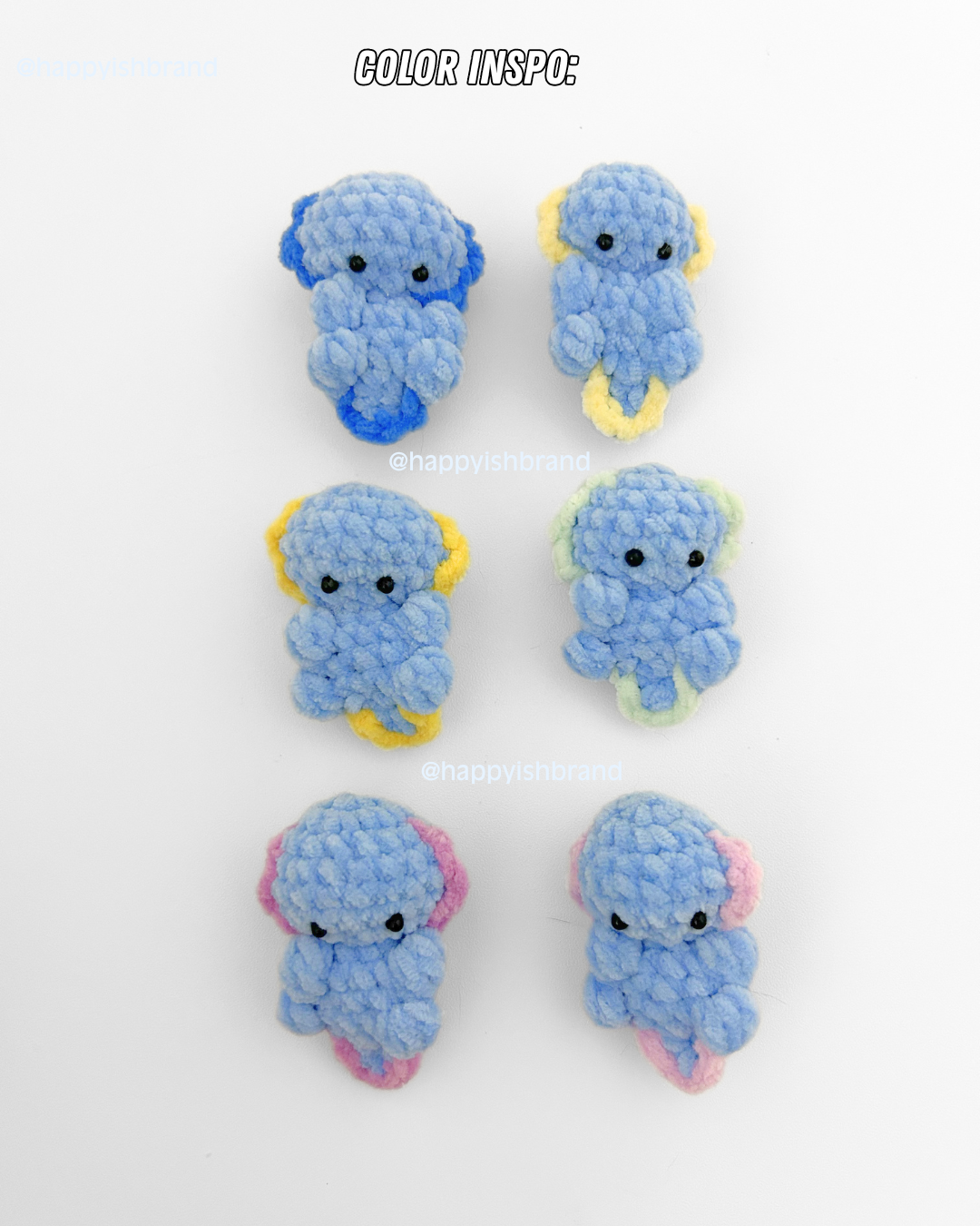 Custom Axolotl Plushie Bag Charm / Phone Charm - Crochet Charm