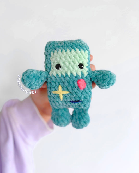 Baby BMO Adventure Time Plushie - Handmade Gameboy - Retro Video Game Plush