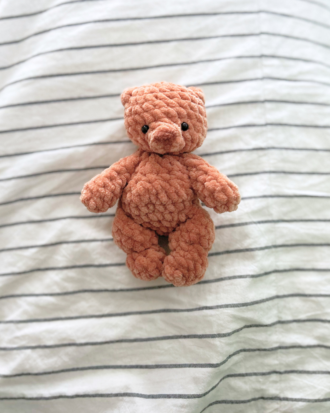 DIGITAL PATTERN: Bagley the Mini Teddy Bear Plushie + Bag Charm