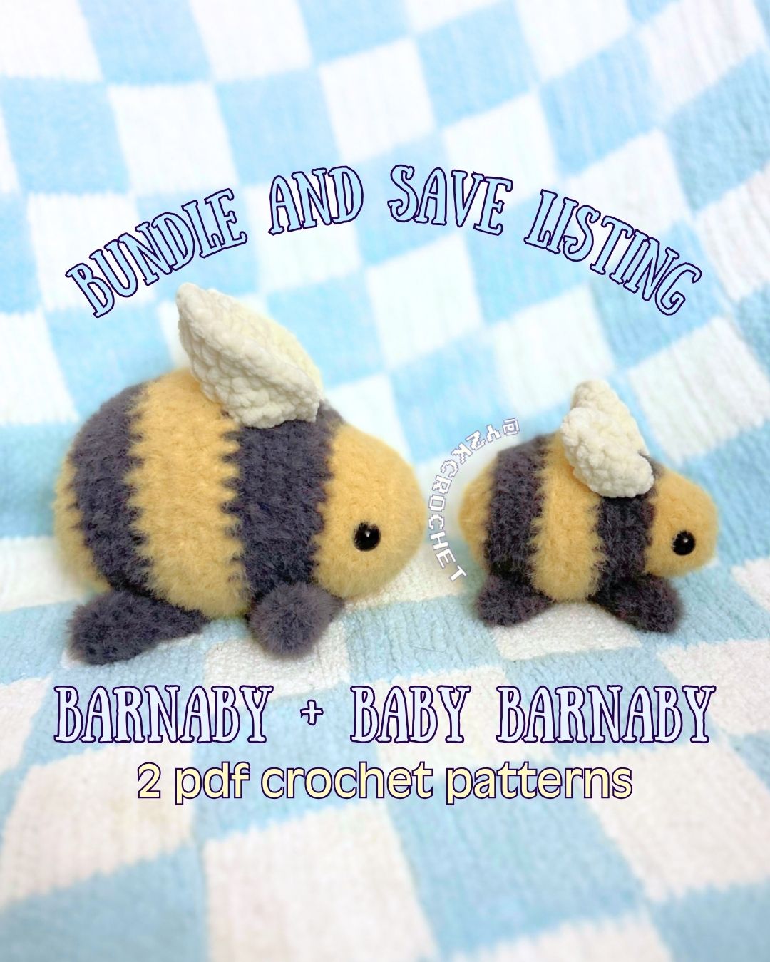 DIGITAL PATTERNS: Barnaby + Baby Barnaby - Bundle and Save - PDF Crochet Patterns