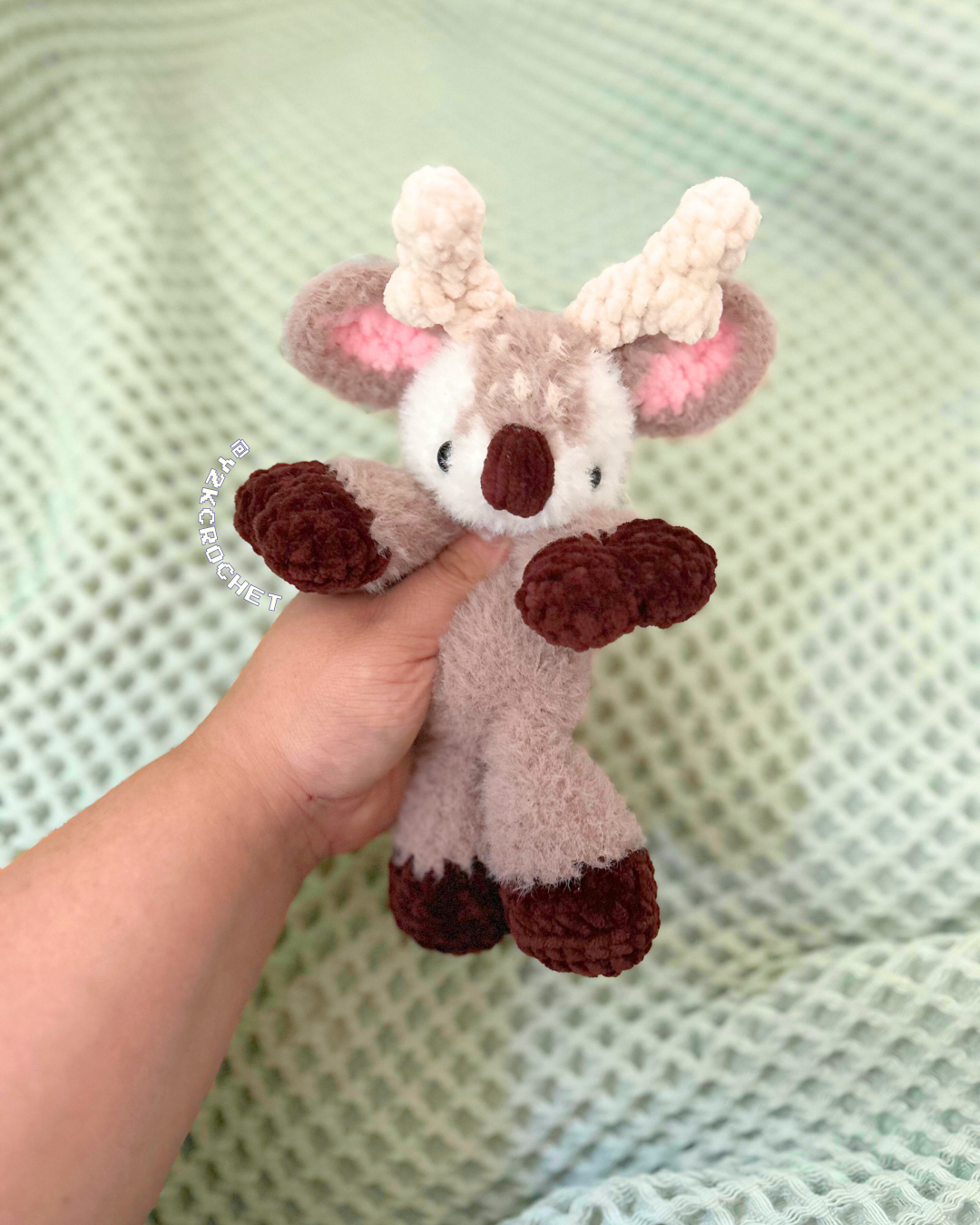 Boomer the Buck Plush - Handmade Deer Plushie