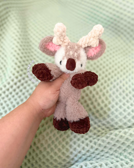 Boomer the Buck Plush - Handmade Deer Plushie