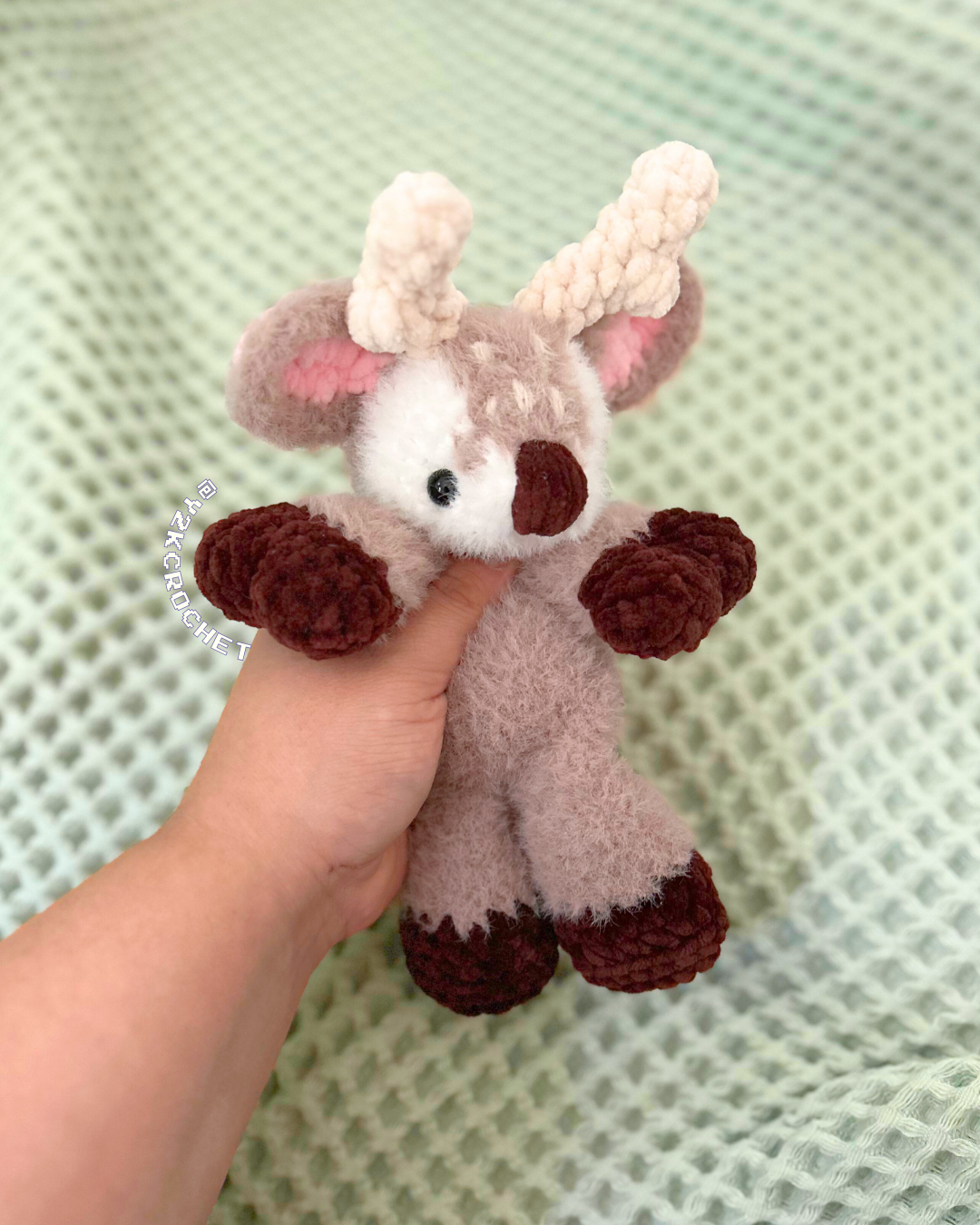 Boomer the Buck Plush - Handmade Deer Plushie