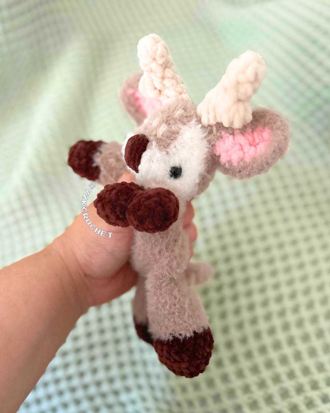 Boomer the Buck Plush - Handmade Deer Plushie