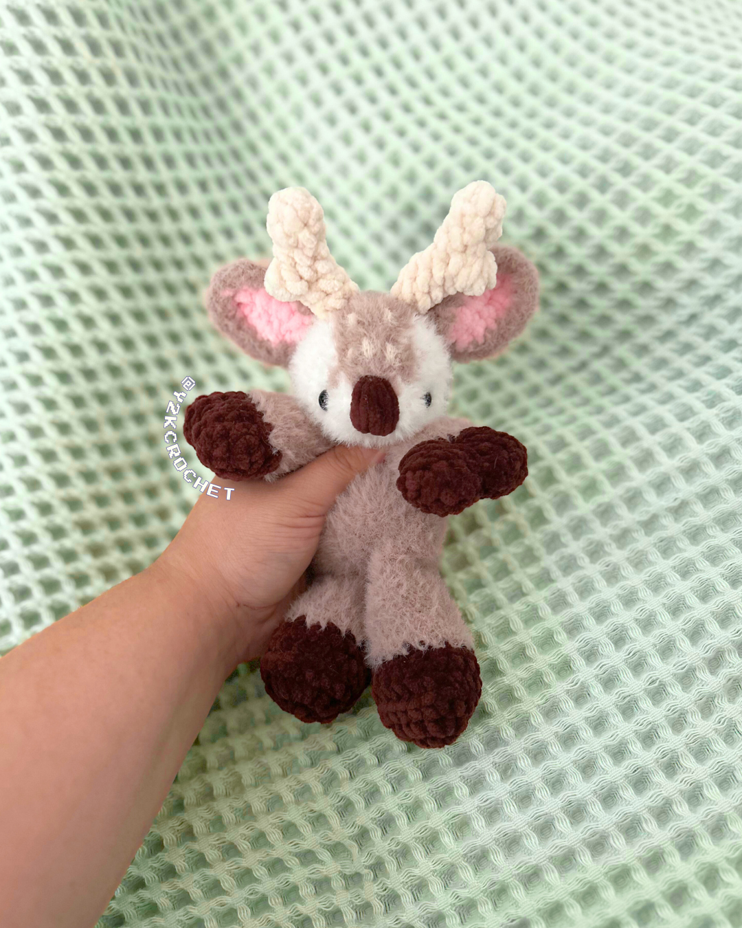Boomer the Buck Plush - Handmade Deer Plushie