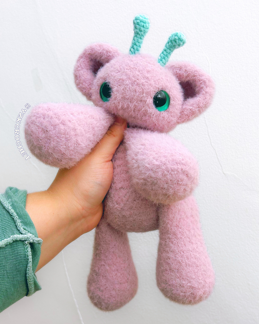 Calliope the Alien Bear Plush - Weighted Alien Plushie