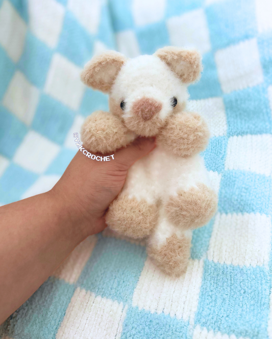 Feyre the Albino Red Fox Plush - Handmade Fox Plushie Snuggler