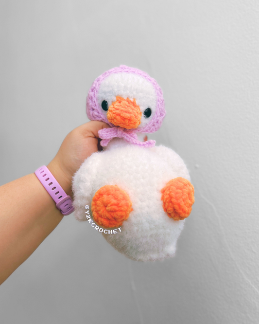 Georgia the Goose Plushie - Crochet Silly Goose Plush