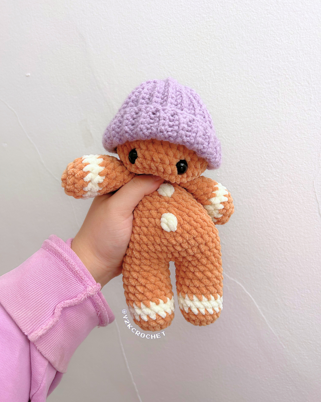 DIGITAL PATTERN: Grady the Gingerbread Man - PDF Crochet Pattern