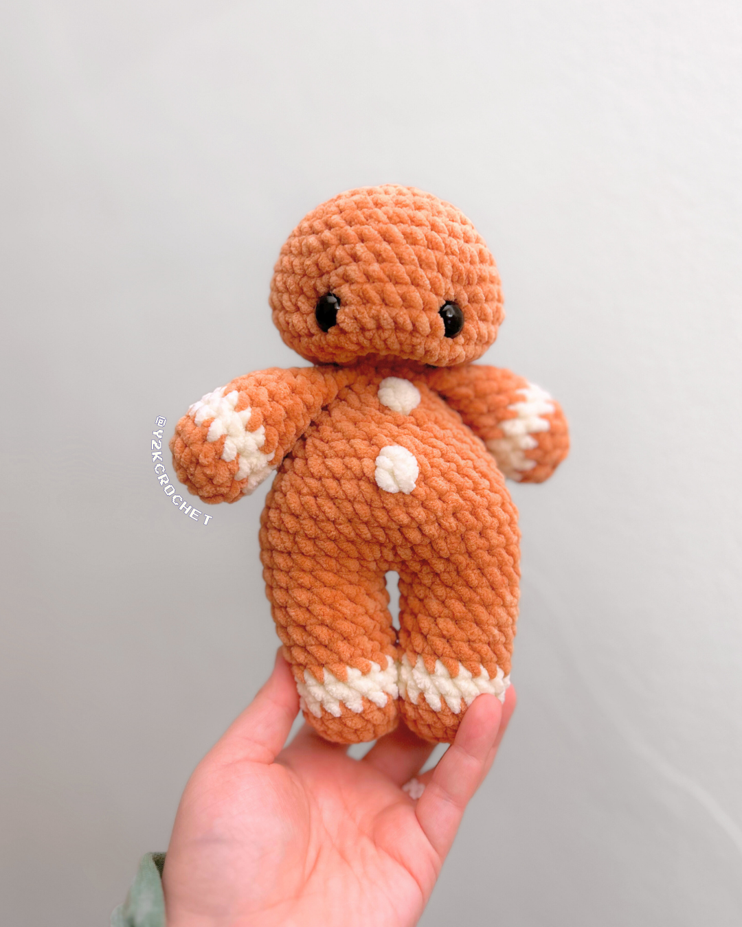 DIGITAL PATTERN: Grady the Gingerbread Man - PDF Crochet Pattern