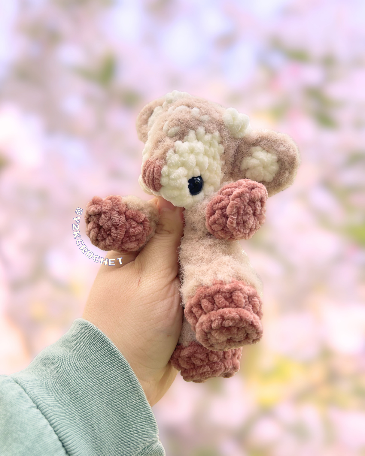Baby Deer Plushie - Crochet Fawn Snuggler and Plushie