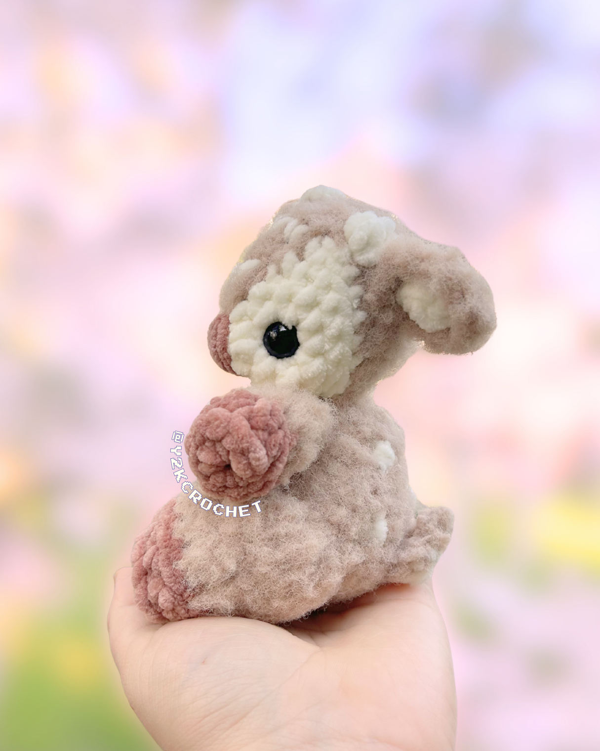 Baby Deer Plushie - Crochet Fawn Snuggler and Plushie