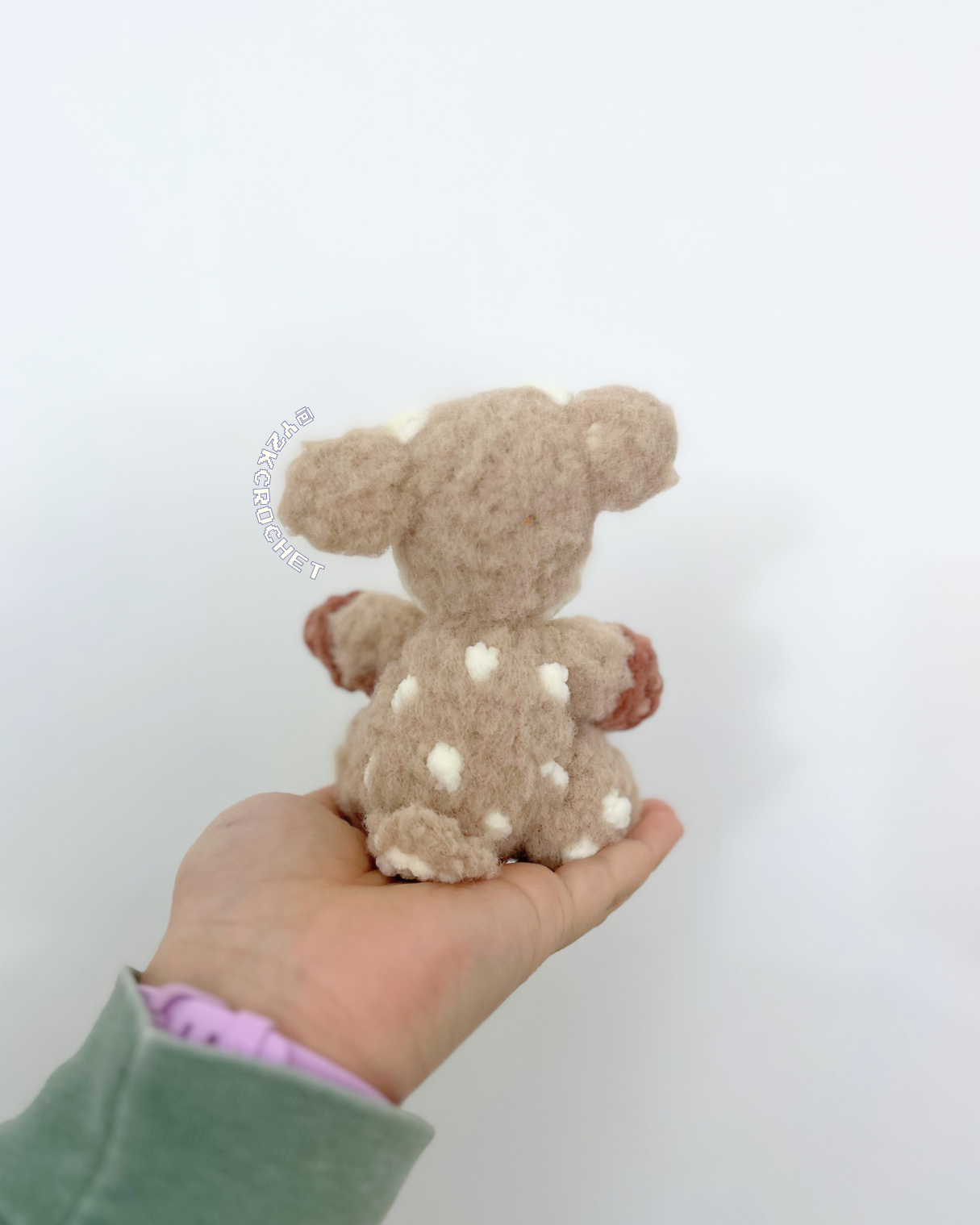 Baby Deer Plushie - Crochet Fawn Snuggler and Plushie