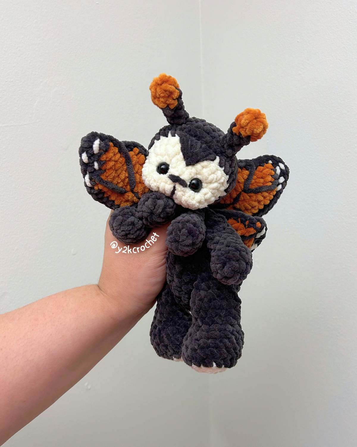DIGITAL PATTERN: Mishka the Monarch Butterfly - Amigurumi Crochet Pattern