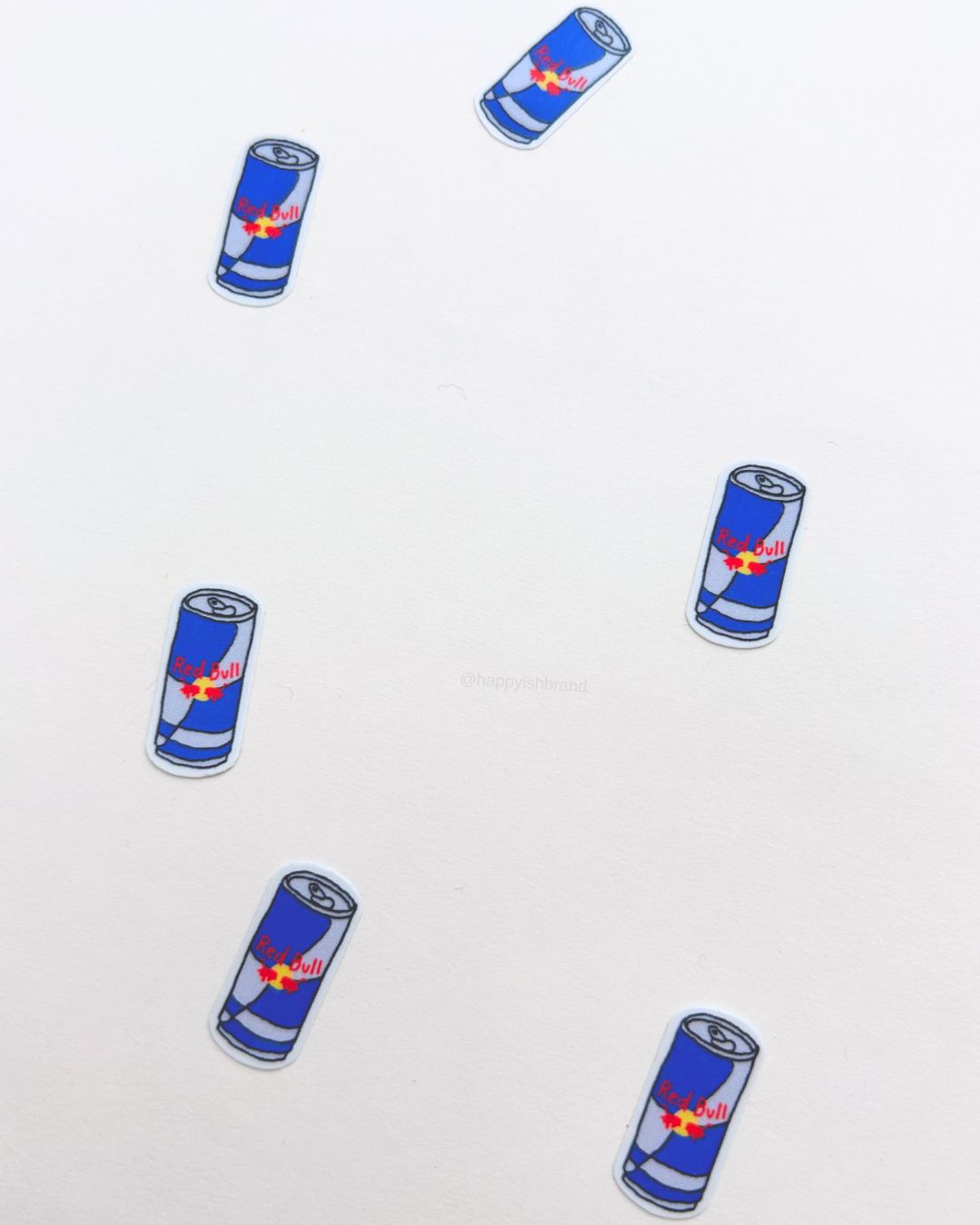 Redbull Mini Sticker Sheet - Junk Journal / Planner Stickers