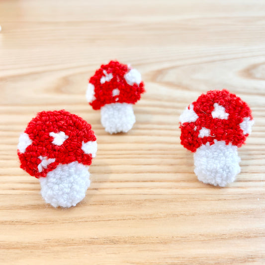 Red Mushroom Car Vent Charm