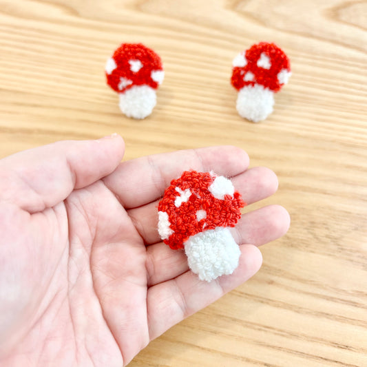 Red Mushroom Car Vent Charm