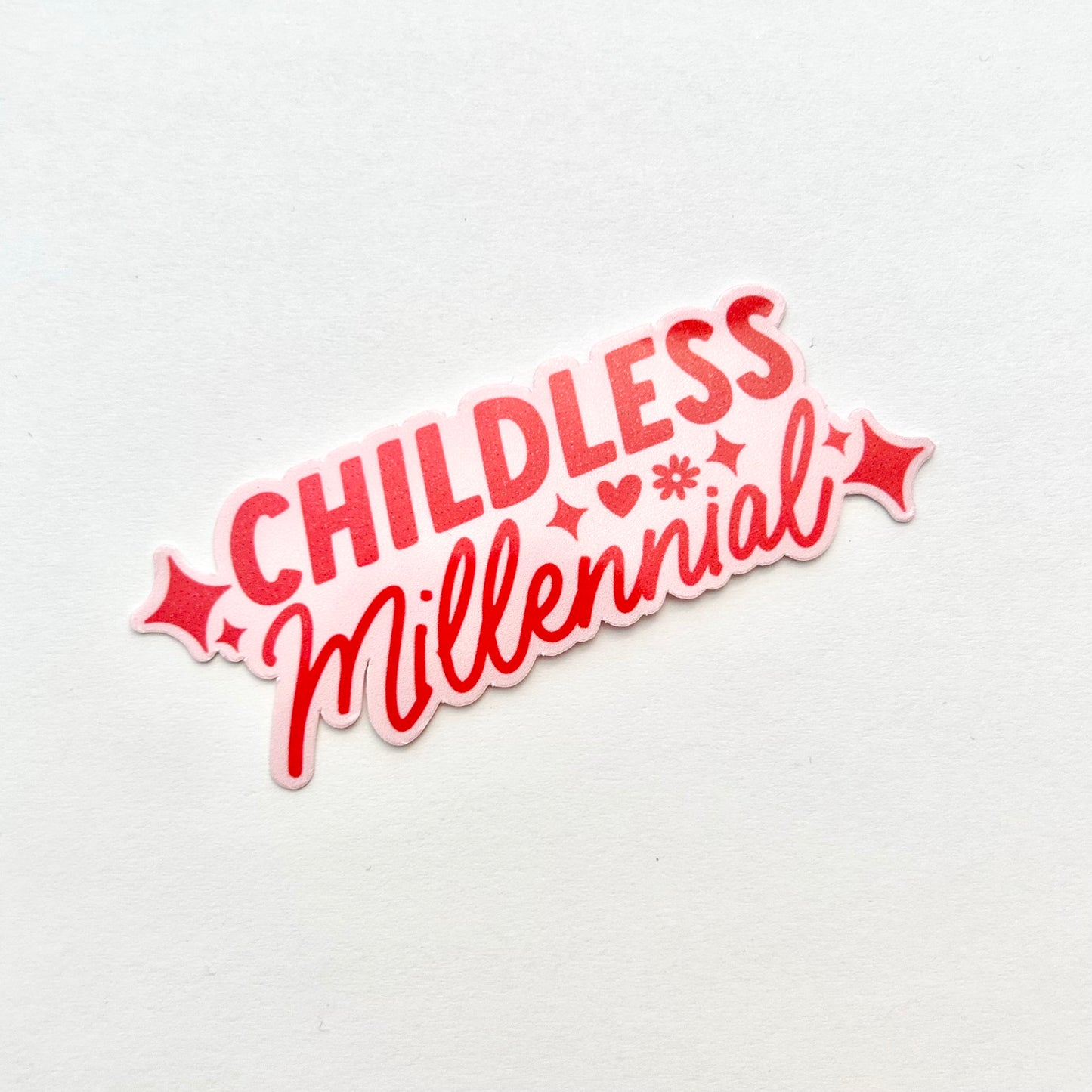 Childless Millennial | Childfree Sticker