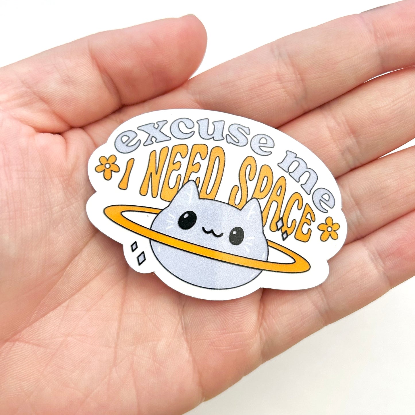 I Need Space | Cat Sticker