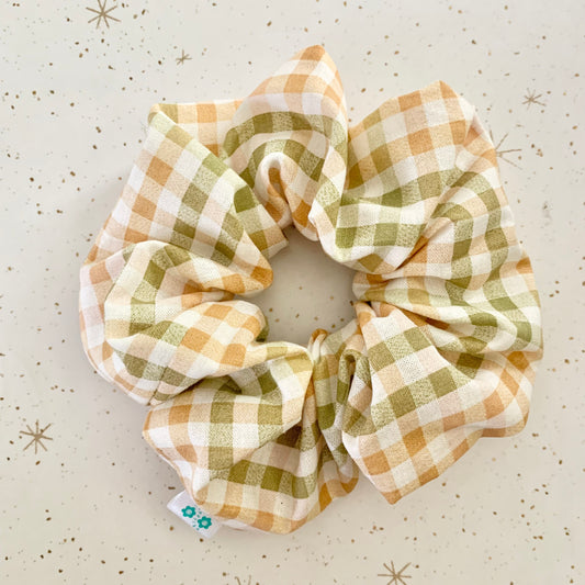 Fall Gingham XL Scrunchie