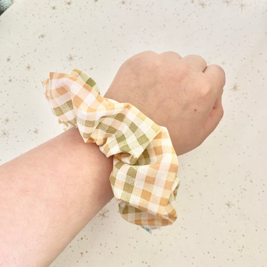 Fall Gingham XL Scrunchie