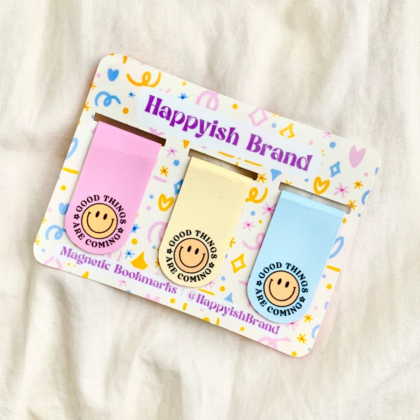 Magnetic Bookmarks | Smiley 1-Pack