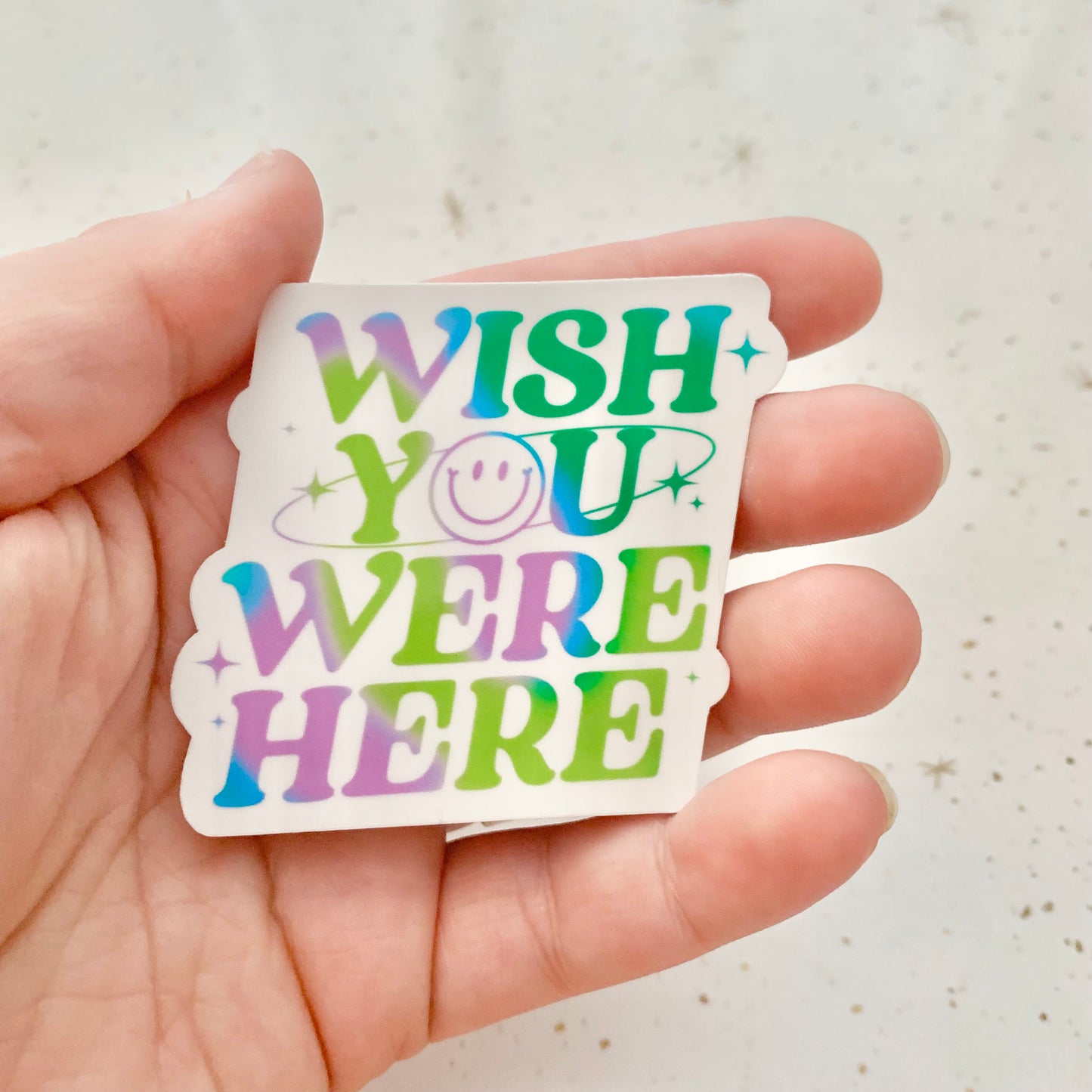 Wish You Were Here Sticker