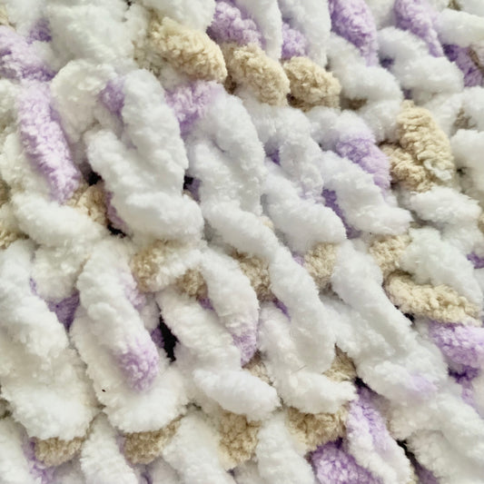 Lilac Mix | Soft Crochet Cloud Hat | Winter Beanie