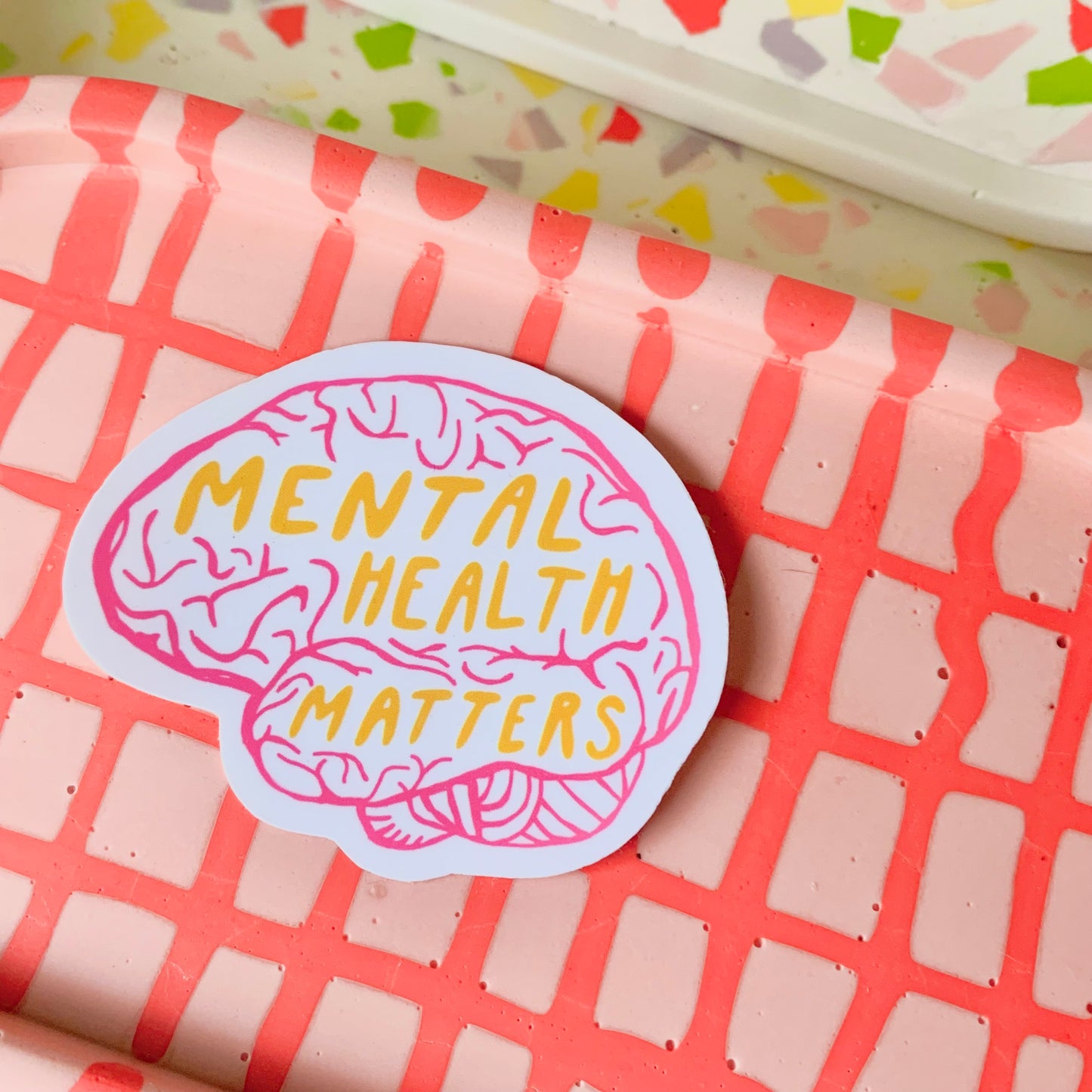 Mental Health Matters - Brain Anatomy Sticker