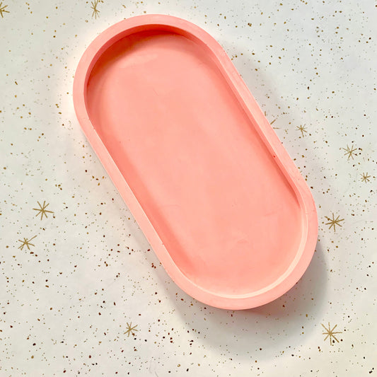 Handmade Pink Catch All Dish | One-Of-A-Kind Trinket Tray