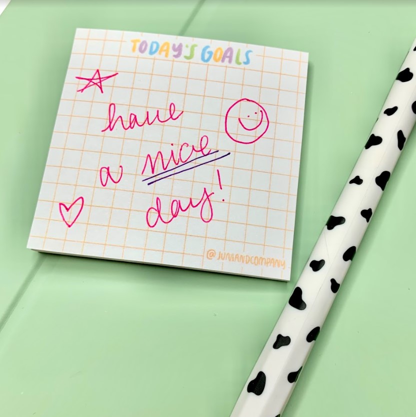 Daily Goals Everyday Sticky Notes